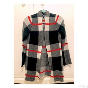 3 for 15 ❤️ Long Plaid Sweater